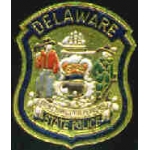 DELAWARE STATE POLICE MINI PATCH PIN